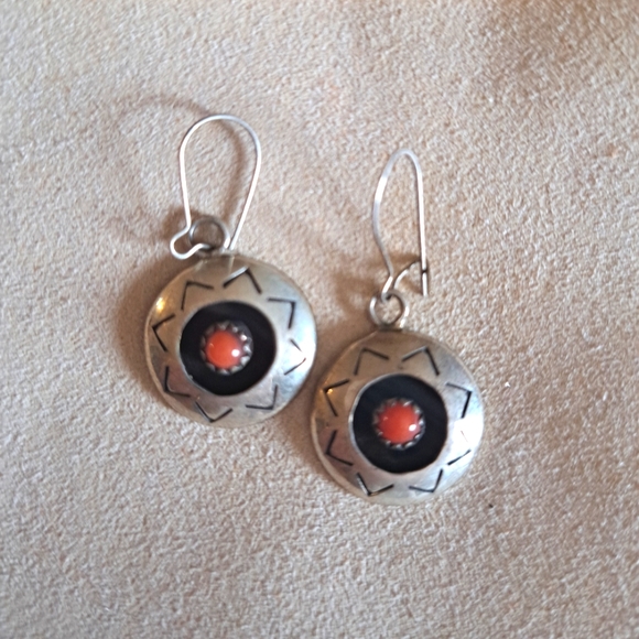 Jewelry - Coral Native Earrings